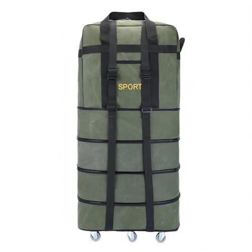 Radefasun Expandable Extra Large Travel Oxford Duffel Bag with Wheels