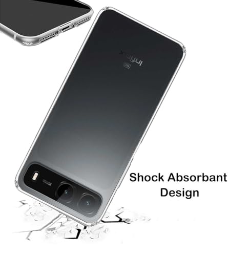 Image of Soft Silicone TPU Flexible Back Cover Compatible with Infinix HOT 60i 5G