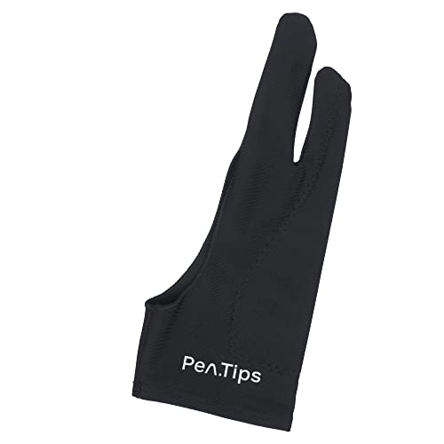 PenTips Artist Glove for Graphics Drawing Tablet - Anti Fouling Drawing Glove for use with Graphic Tablets & Light Boxes - Medium
