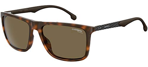 Carrera Casual Polarized Rectangular Sunglasses, hvn, 57