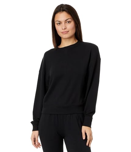 TravisMathew Women's Cloud Terry Cre Black Small