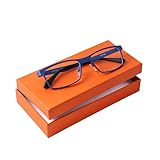 SILAC - Gafas de Lectura para Hombre y Mujer – Blue Metal 7306 – Montura Rectangular Azul Mate Ligera sin Níquel – Gafas Presbicia Dioptrías +1.00 a +3.50