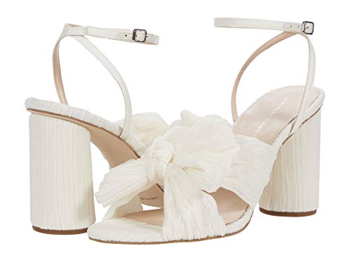 Loeffler Randall Women's Camellia Pleated Bow Heel with Ankle Strap