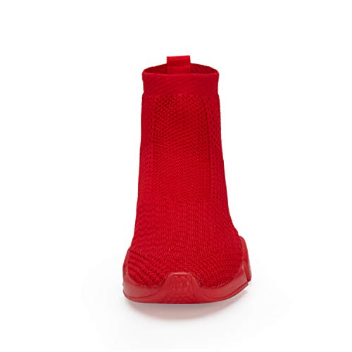 Image of Hetios Girls Sneakers Running Shoes High-Heeled Socks Shoes Boys Athletic Sneakers Kids Sock Shoes (Toddler /Little Kid /Big Kid)