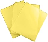 JY & YS Magic Paper for Wand, White Magic Sheets Magic Props, Magic Flash Tape Paper for Wand,Consumable Paper for Magic Wand Magic Sheets Paper (Yellow, 10pc)