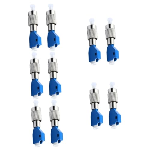 Adaptador híbrido FC macho a LC hembra Uonlytech de alta precisión para redes, 10 piezas