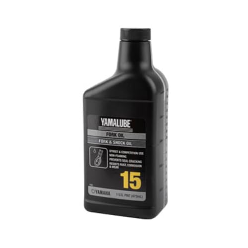 Image of Yamaha Original OEM Yamalube ACC-FORKF-00-15 /15 Weight Performance Fork Oil - (1) 16 Ounce Bottle