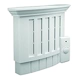 IQ America WD2820 Wireless Battery Operated Greek Column Parthenon Style Door Chime Door Bell with 1