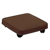 サンコープラスチック(SankoPlastic) キャスター付き台車 ラクゴロ S ダークブラウン