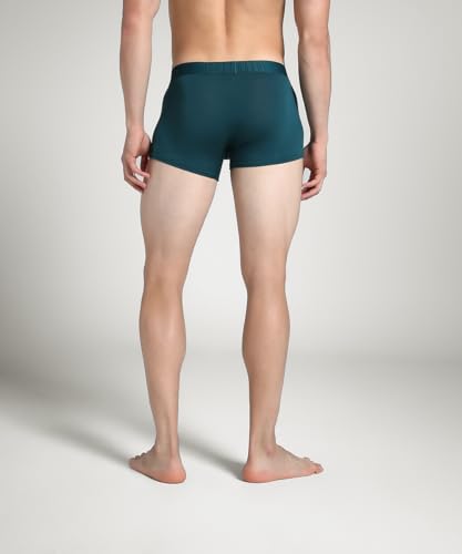 Image of Puma Bamboo Men's Trunks - Warm Chestnut - White
