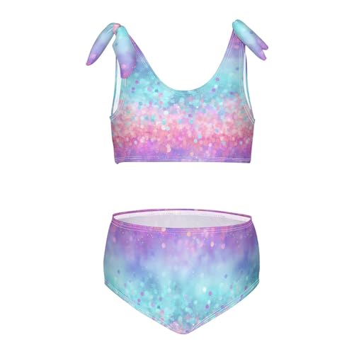 Image of Boccsty Cute Crab Red Blue Girls Swimsuits Kids Bikini Sets 2 Pcs Bathing Suit for 3T
