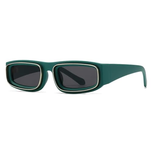 Lunettes de soleil vintage UV400 tendance à petite monture pour hommes et femmes