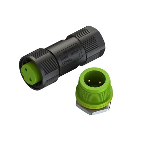 Conectores IP68 de 2 pines EC M20 impermeables para paneles industriales 3