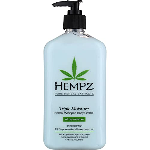 Hempz Triple Moisture Herbal Whipped Body Creme, 17 Oz Pack Of 5, 17 Oz