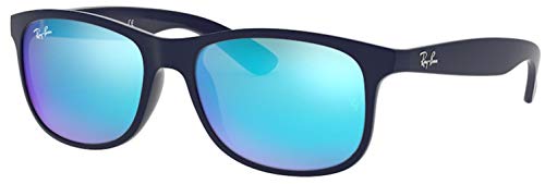 Ray-Ban RB4202 Sunglasses Bundle: RB 4202 615355 Matte Blue On Blue and Eyewear Cleaning Kit