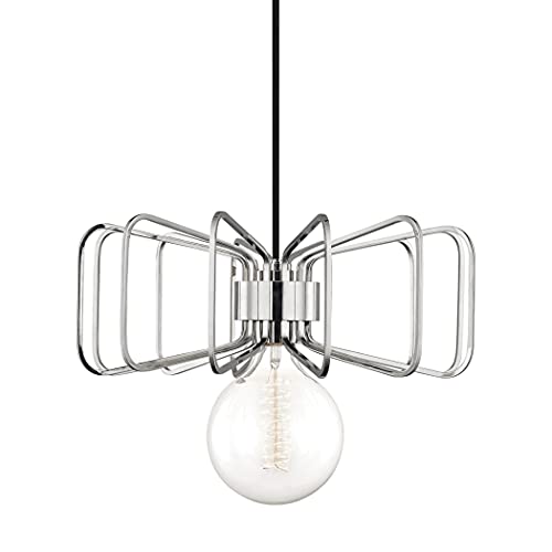 Mitzi H132701-PN Daisy - One Light Pendant, Polished Nickel Finish