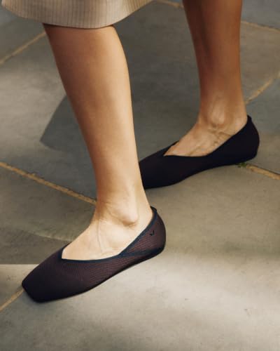 Image of VIVAIA Maro Women's Square Toe Flats Comfortable Lightweight Washable Ballet Flat Shoes for Office Work Travel