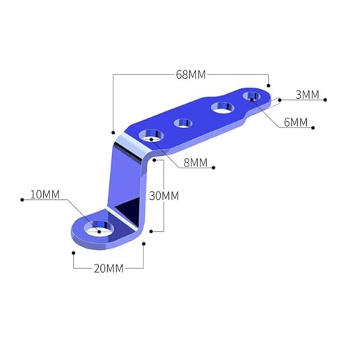 Support de phare moto multifonction pour extension retroviseur