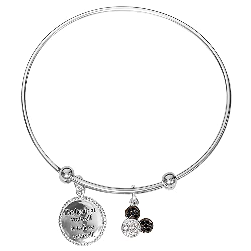 Disney Mickey Mouse BF00153SRML.PS Bracelet plaqué argent, Argent