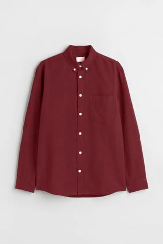 Image of BE ACTIVE Men's Oxford Cotton Lycra Casual Shirt || Men Stylish Shirt || Full Sleeves || Simple Shirt for Men || Timeless Style & Comfort