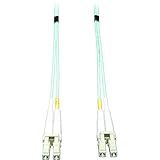 Tripp Lite 10Gb Duplex Multimode 50/125 OM3 LSZH Fiber Patch Cable, (LC/LC) - Aqua, 10M (32-ft.)(N820-10M)