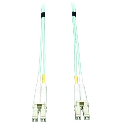 Tripp Lite 10 Gb duplex multiläge 50/125 OM3 LSZH fiberpatchkabel (LC/LC) – aqua, 10 m (N820-10M)