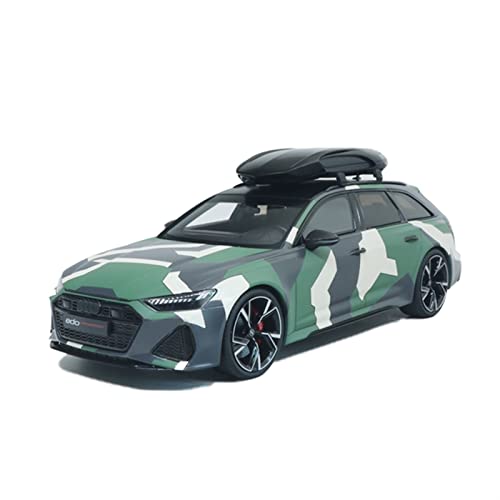 Miniature Audi RS6 Avant 2020 camouflage résine 1/18 pour bureau adulte
