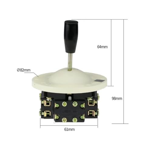 Interruptor de joystick de 4 posiciones LS1-1 con terminales de tornillo para panel 5