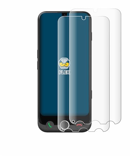 BROTECT 2 Stück Full-Cover Schutzfolie für Doro Aurora A30 Full-Screen Bildschirmschutz-Folie [3D Curved, Anti-Fingerprint, Kristall-Klar]