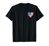 Photo Gallery bandiera americana grunge a forma di cuore grafica rustica usa pride maglietta Photo Gallery bandiera americana grunge a forma di cuore grafica rustica usa pride maglietta