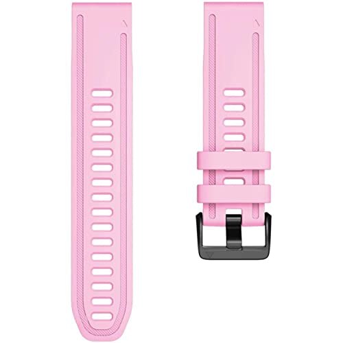Bracelet silicone rose Garmin Fenix 7S 5S 6S Pro sport 20mm