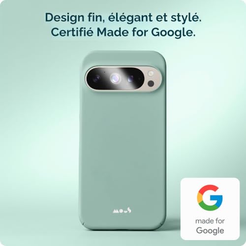 Coque Pixel 9 Pro Mous Super Thin coque mince compatible MagSafe couleur sauge - 2