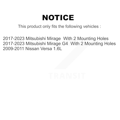 Top Quality Rear Drum Brake Shoe NB-924B Replacement For Nissan Versa Mitsubishi Mirage G4 by TOP QUALITY - Used condition - Image 2
