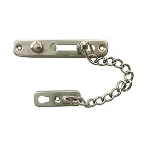 BTL Security Door Chain Lock with Spring Anti-Theft Press Lock, Stainless Steel Door Bolt Lock (BDF-SC-2)
