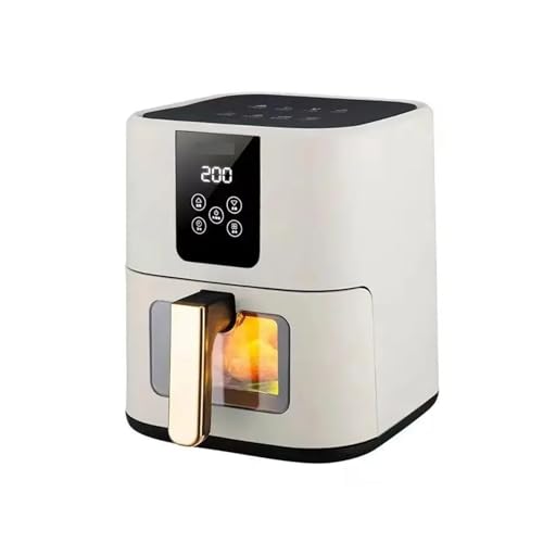 KANBUN Food Essentials y ayudantes Familiares Freids Freid Free Free Electric Free Home Multi-360 ° LED Touch Screen Frey Free Free 7L (Color: 7L Toque Blanco, Tamaño: Reino Unido)