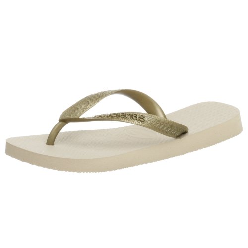 Havaianas(ハワイアナス) レディース ビーチサンダル トップメタリック US サイズ: 41-42 BR / 10-11 B(M) US カラー: ベージュ