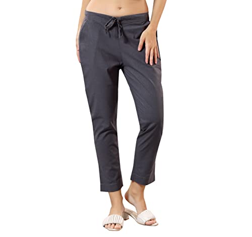 Image of TRASA Ultra Soft Cotton Regular and Plus 8 Colour Cotton Pants for Womens and Girls - Available Sizes : M,L,XL,2XL,3XL,4XL,5XL
