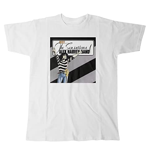 Alex Harvey, The Sensational T-Shirt S-XL (as8, Alpha, l, Regular, Regular, Large) White