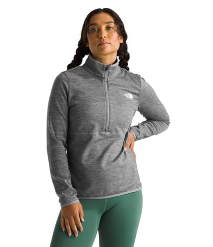 The North Face Women's Canyonlands ? Zip, L, TNF Medium Grey Heather-NPF