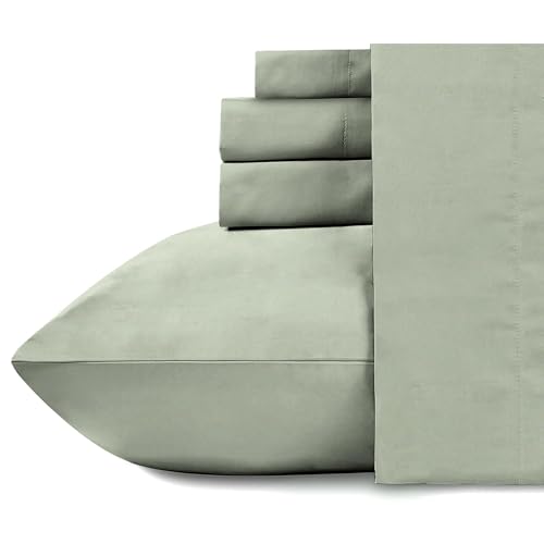 Image of Naksh Plain Bed Sheet Double Bed 210 TC with 2 Pillow Covers | 100% Pure Cotton | 210 TC | Soft & Breathable for Queen and Double Bed Use | Queen Size Bed Sheet | Silver |