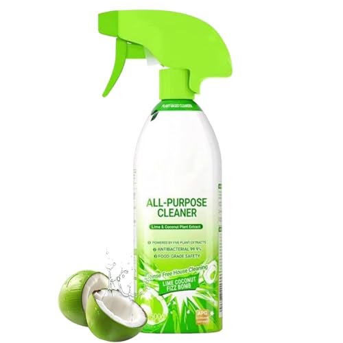 Spray Limpiador Multiusos, Spray de Limpieza para Todo el Hogar, 500 g Solución Doméstica Ahorra Tiempo Doble Modo para Utensilios Cocina Muebles Interior Auto