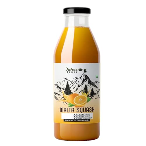 Image of Refreshing Roots Buransh and Malta Juice Pack, No Added Colour, Added Honey, Authentic Himalayan Flavour, 200 ML Each