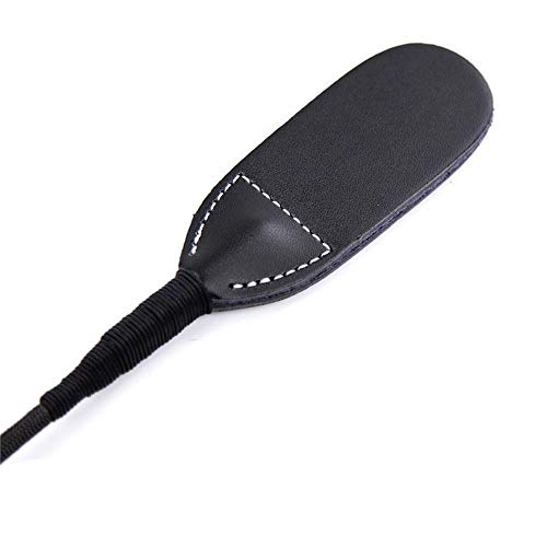 E-FirstFeeling 18 Inch Riding Crop for Horses Leather Equestrian Horse Whip Jump Bat