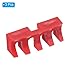 PATIKIL Badminton Stringing Racquet Load Spreader, 3 Pack Embedded Racket High Pounds Load Adapter Protector Stringing Machine Tool, Red