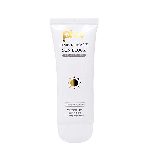 Image of Korean Skincare Pime Remade Sun Block, K-beauty, Natural Ingredients Korean Beauty sunblock, Waterproof, UV Protection SPF50+ /PA++++ 60g