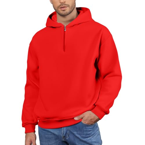 Men Hoodies Y2K Fleece Half Zip Active Mens Sweatshirts Hoodies Long Sleeve Breathable Winter Pullover With Pocket2
