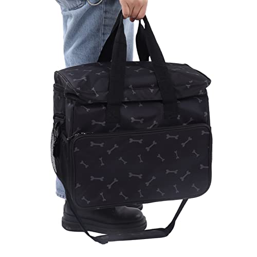 Bolsa de viaje para mascotas con múltiples bolsillos y gran capacidad en tela Oxford 3
