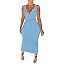 Blue D-tank Skirt Outfits