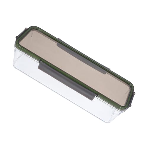 VALICLUD Dessert Storage Box Compact Fresh-keeping Organizer for Cakes Breads and Pastries Refrigerator Safe Container for Home Use Transparent Design for Easy Viewing