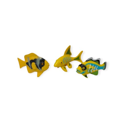 Image of Small Kids Sea & Wild Animal Toys Sets for Fun, Educational, Spark Imagination and Learning (Multi Choice Sets) (COLOURFULL Fishes) 12pcs